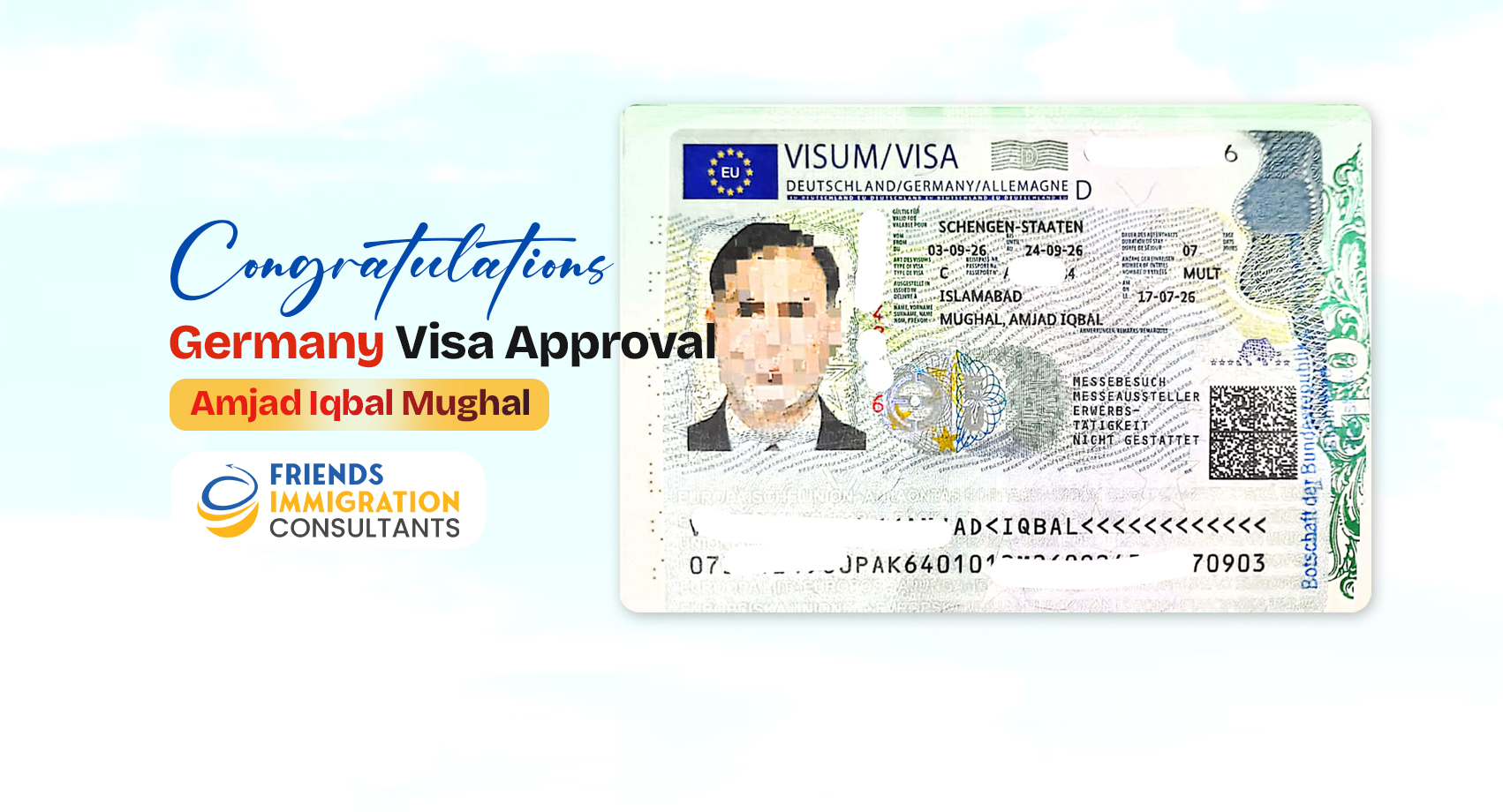 🇩🇪 Germany Visit Visa Approved – Celebrating Another Successful Visa Achievement