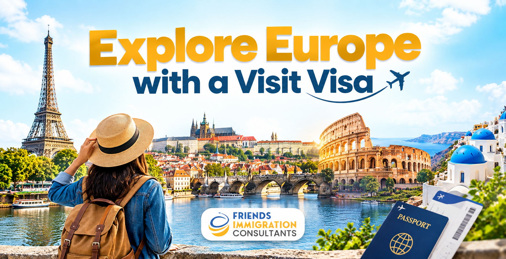 ✈️ Europe Visit Visa – Explore Europe with Trusted Visa Consultant